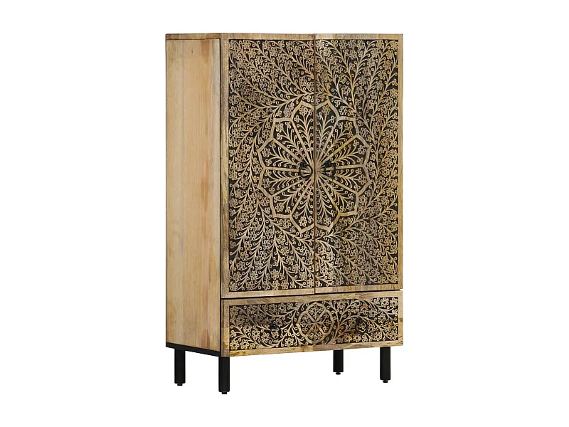 bahut commode armoire bois marron 60 x 33 x 100 cm 02_0029607