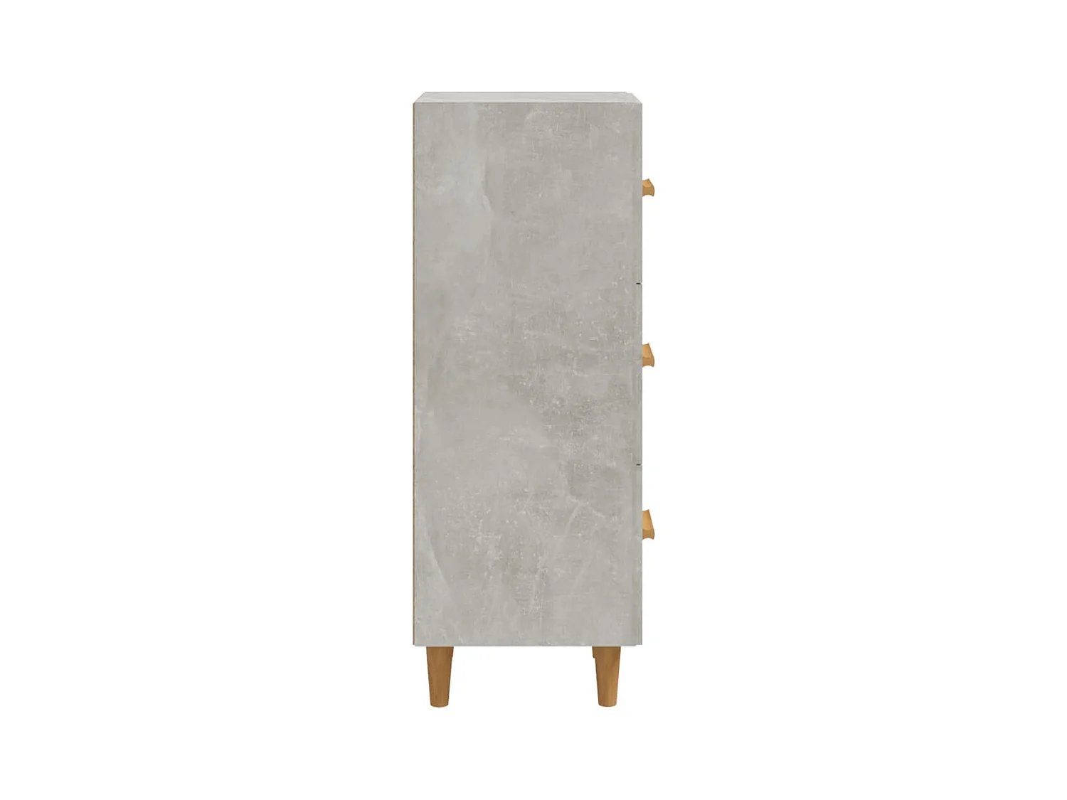 Aparador buffet cómoda mueble mueble de almacenaje organizador cocina salón salón 34,5 x 34 x 90 cm madera contrachapada gris 02_0031885