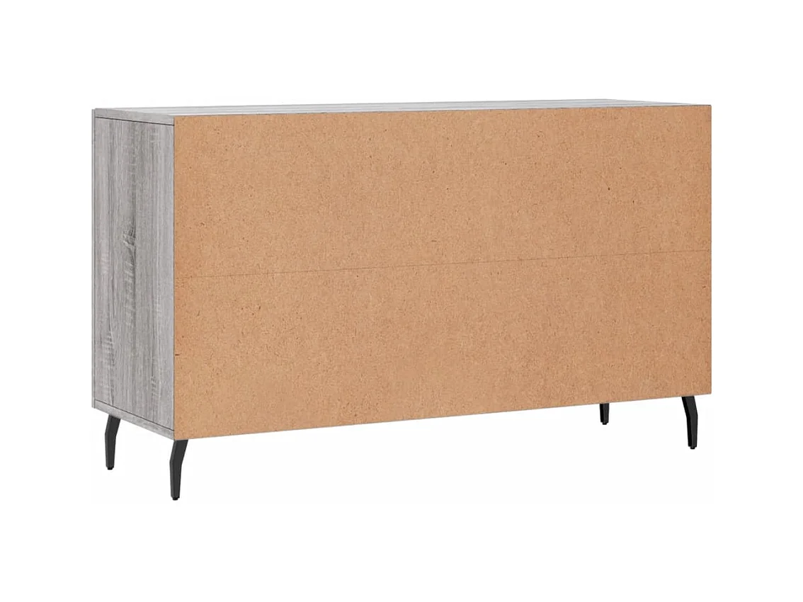 Aparador buffet cómoda armario unidad de almacenamiento organizador cocina salón salonsonoma 100 x 36 x 60 cm madera contrachapada gris 02_0036257
