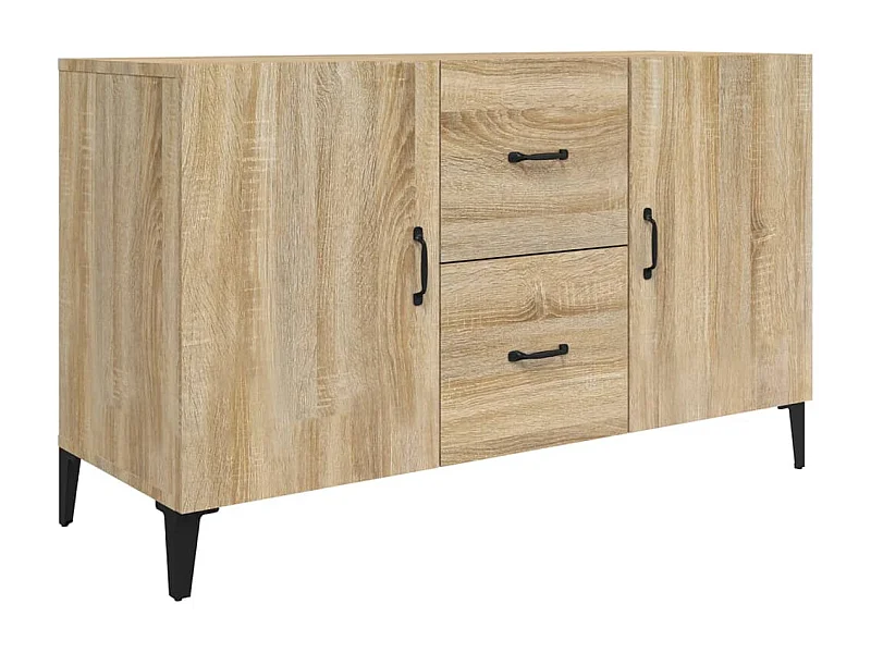Credenza cassettiera cassettiera mobile contenitore organizer cucina soggiorno soggiorno Sonoma 100 x 36 x 60 cm derivati ​​del legno marrone 02_0031464
