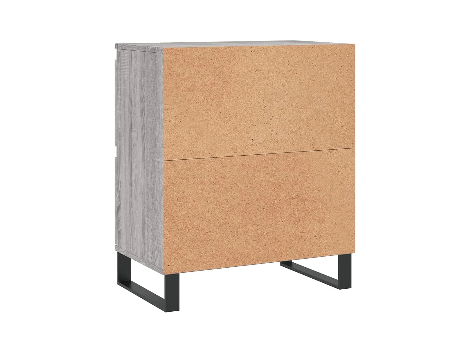 Credenza buffet cassettiera mobile contenitore organizer cucina soggiorno soggiorni 3 pz sonoma MDF grigio 02_0037175