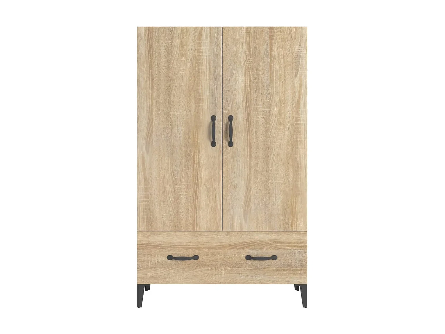 Credenza buffet cassettiera mobile contenitore organizer cucina soggiorno soggiorno alto Sonoma 70 x 31 x 115 cm derivati ​​del legno marrone 02_0034197