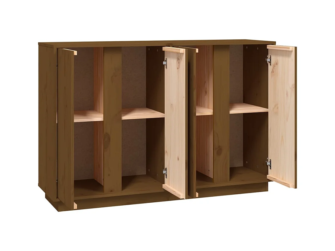 bahut commode armoire bois marron 120 x 35 x 80 cm 02_0035738