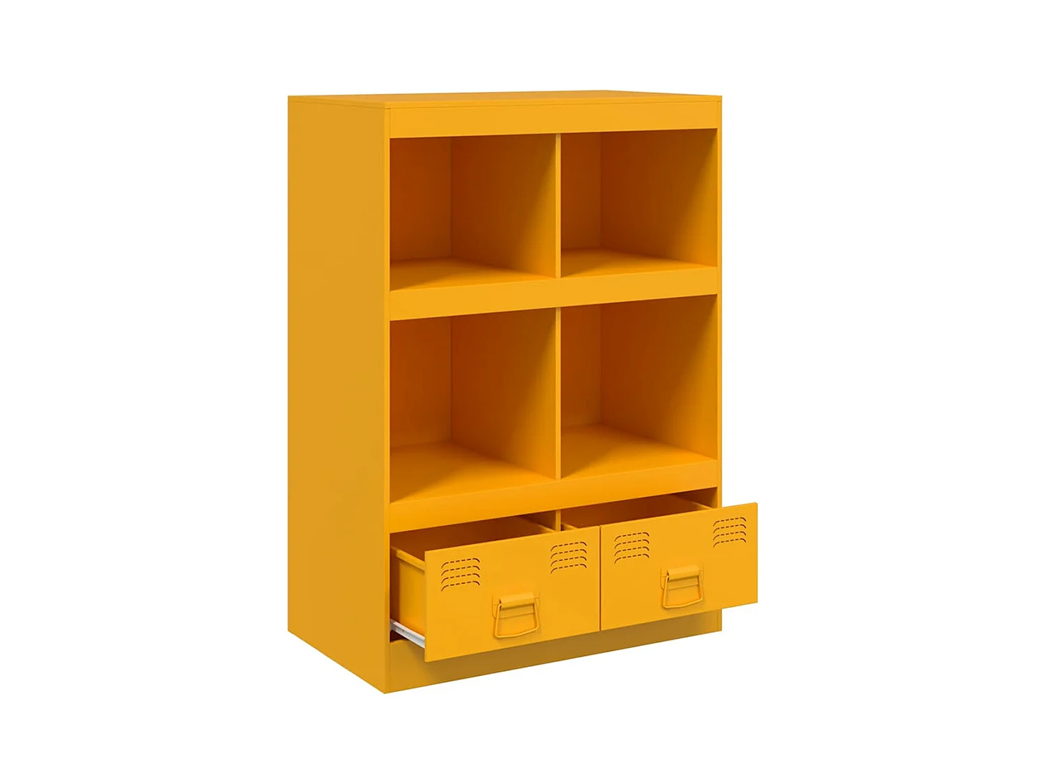 bahut commode armoire jaune 67 x 39 x 95 cm 02_0035703