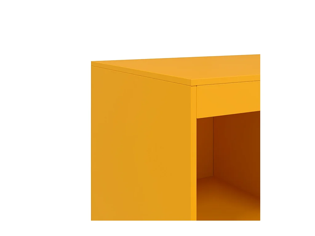 bahut commode armoire jaune 67 x 39 x 95 cm 02_0035703