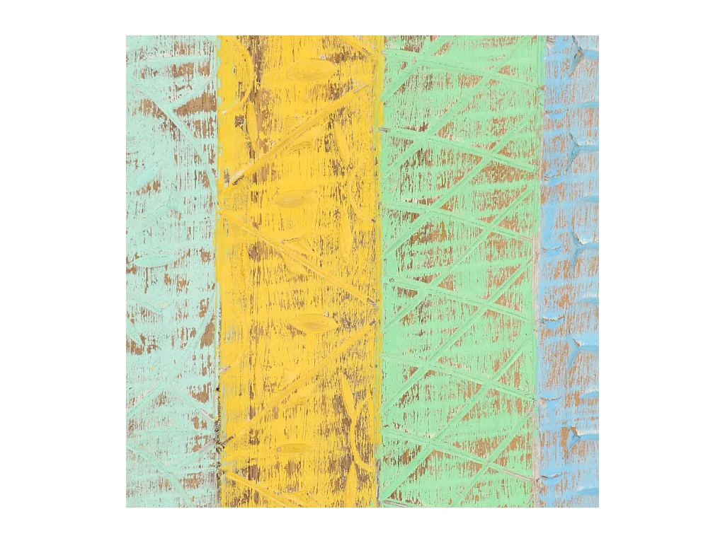 Credenza buffet cassettiera mobile contenitore organizer cucina soggiorno soggiorno 151 x 40 x 75 cm legno di acacia grezzo multicolore 02_0029556