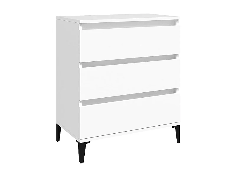 Aparador cômoda armário armário organizador cozinha sala sala 60 x 35 x 70 cm madeira trabalhada branco 02_0030363