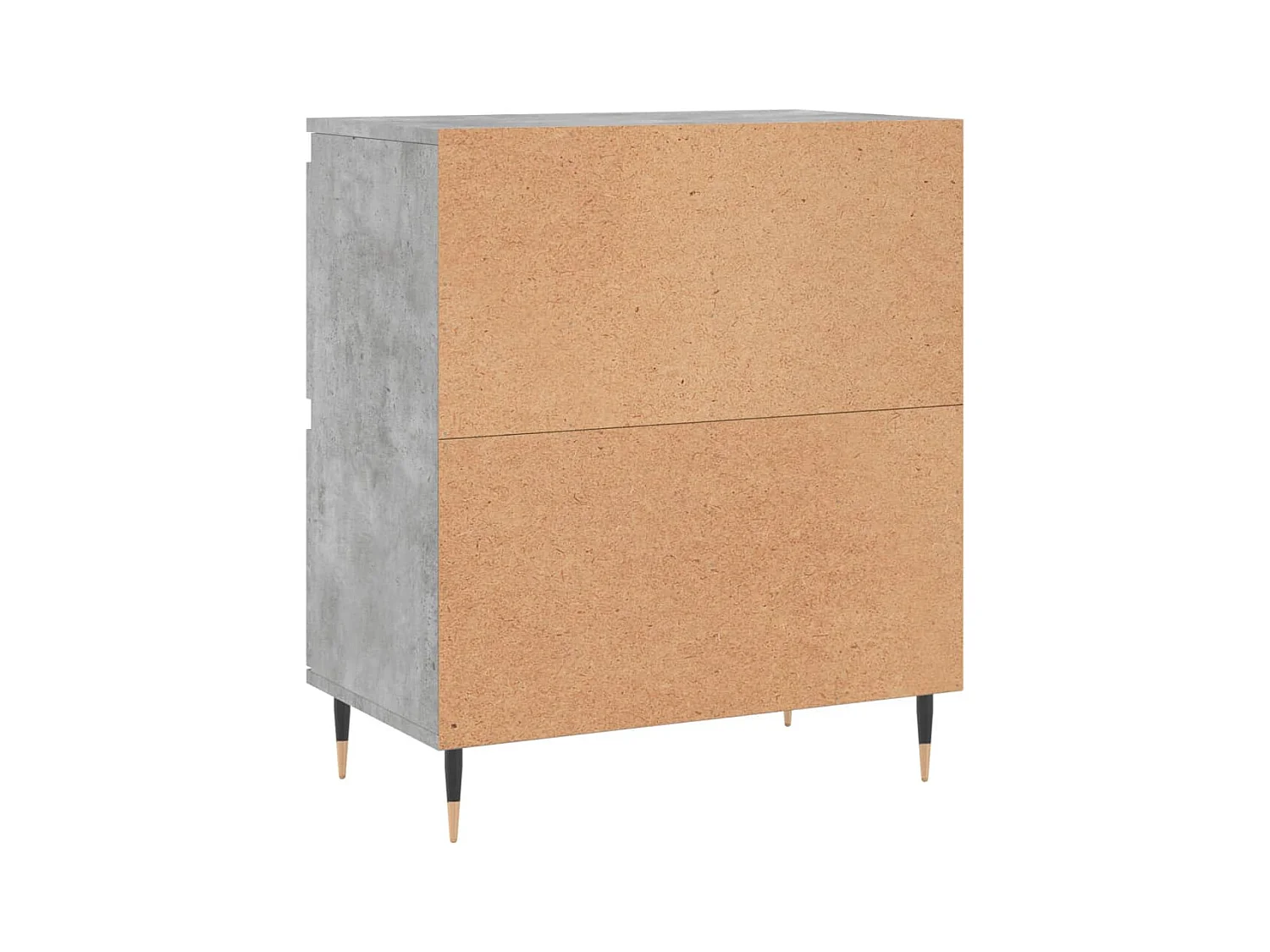 Credenza buffet cassettiera mobile contenitore organizer cucina soggiorno soggiorni 3 pz derivati ​​del legno grigio 02_0037136