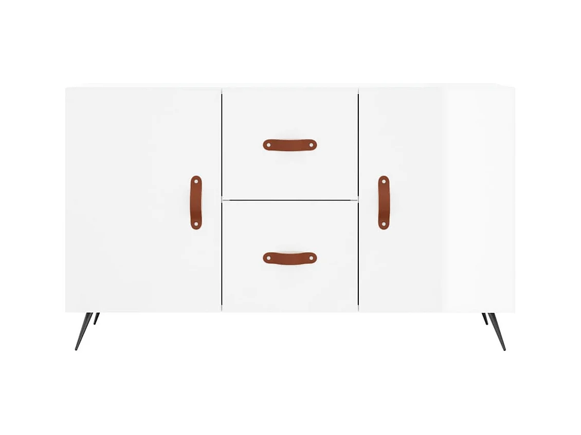 bahut commode armoire bois blanche 100 x 36 x 60 cm 02_0030551