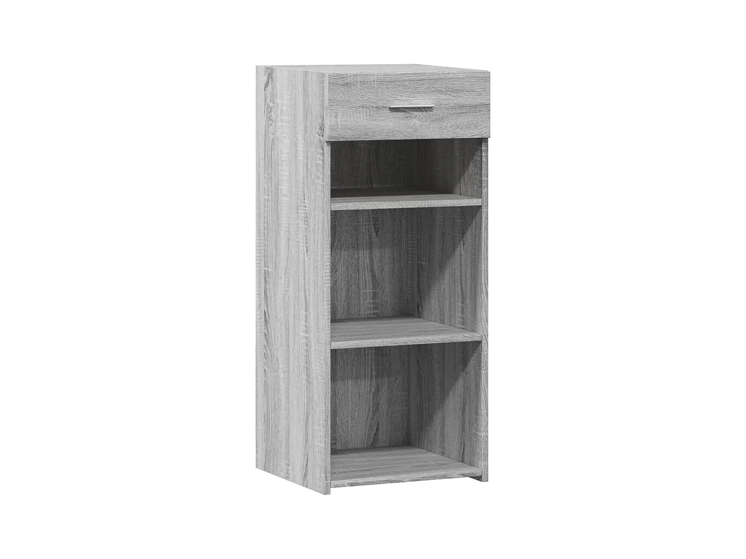 Aparador cômoda armário organizador unidade cozinha sala sala Sonoma 40 x 42,5 x 93 cm madeira trabalhada cinza 02_0036363