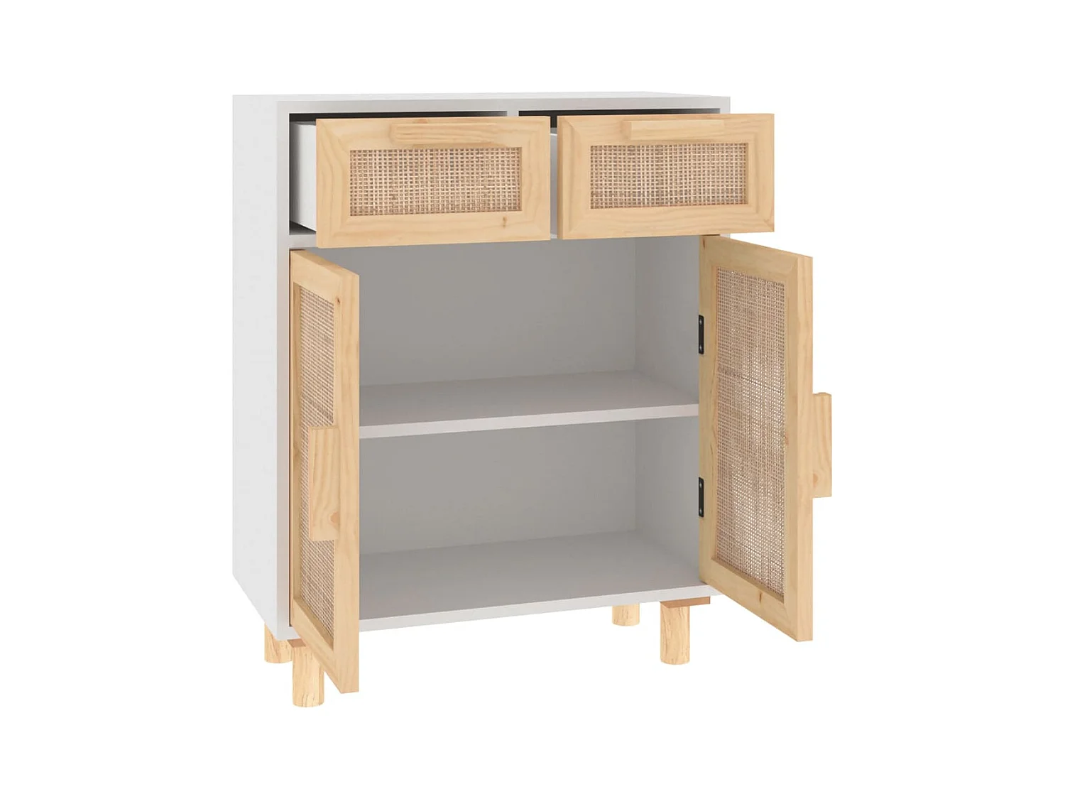 bahut commode armoire bois blanche 60 x 30 x 75 cm 02_0030338