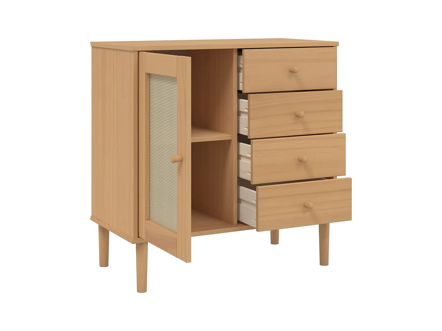 bahut commode armoire bois marron 80 x 40 x 80 cm 02_0036232