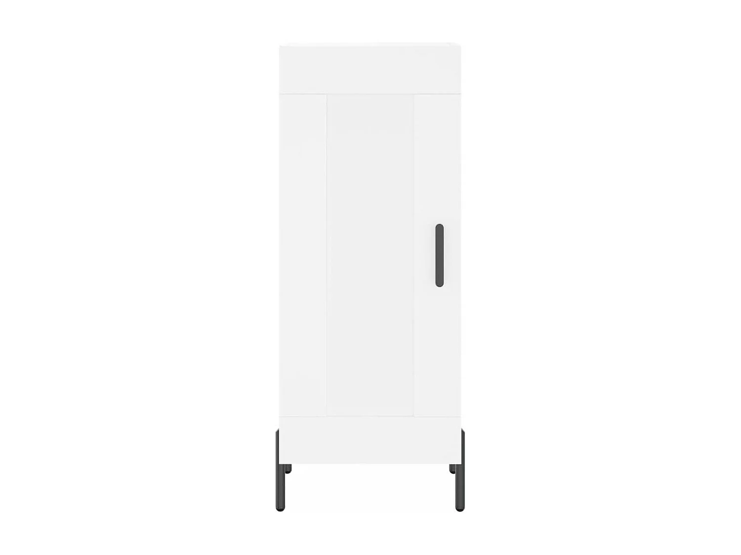 bahut commode armoire bois blanche 34.5 x 34 x 180 cm 02_0032417