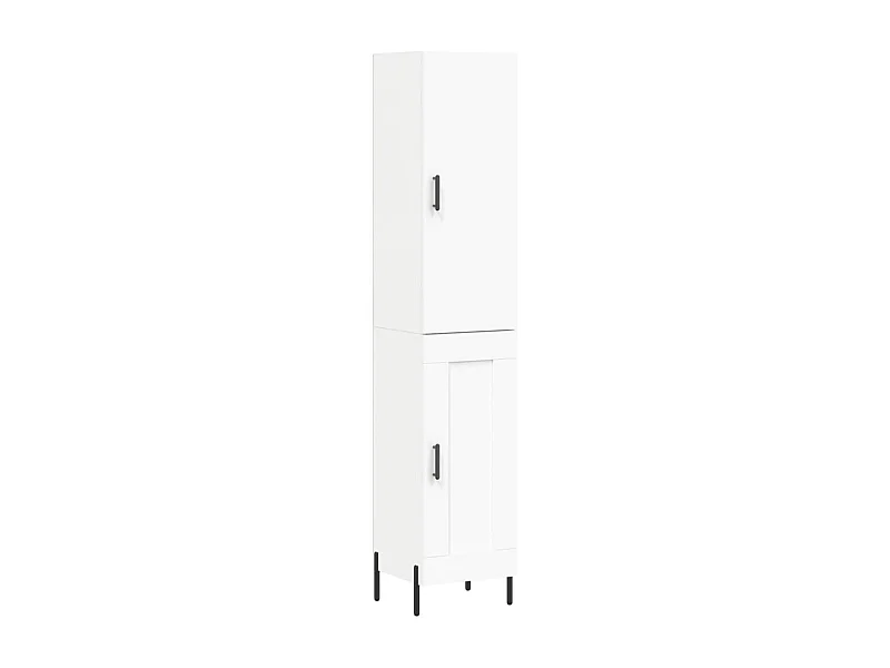 bahut commode armoire bois blanche 34.5 x 34 x 180 cm 02_0032417