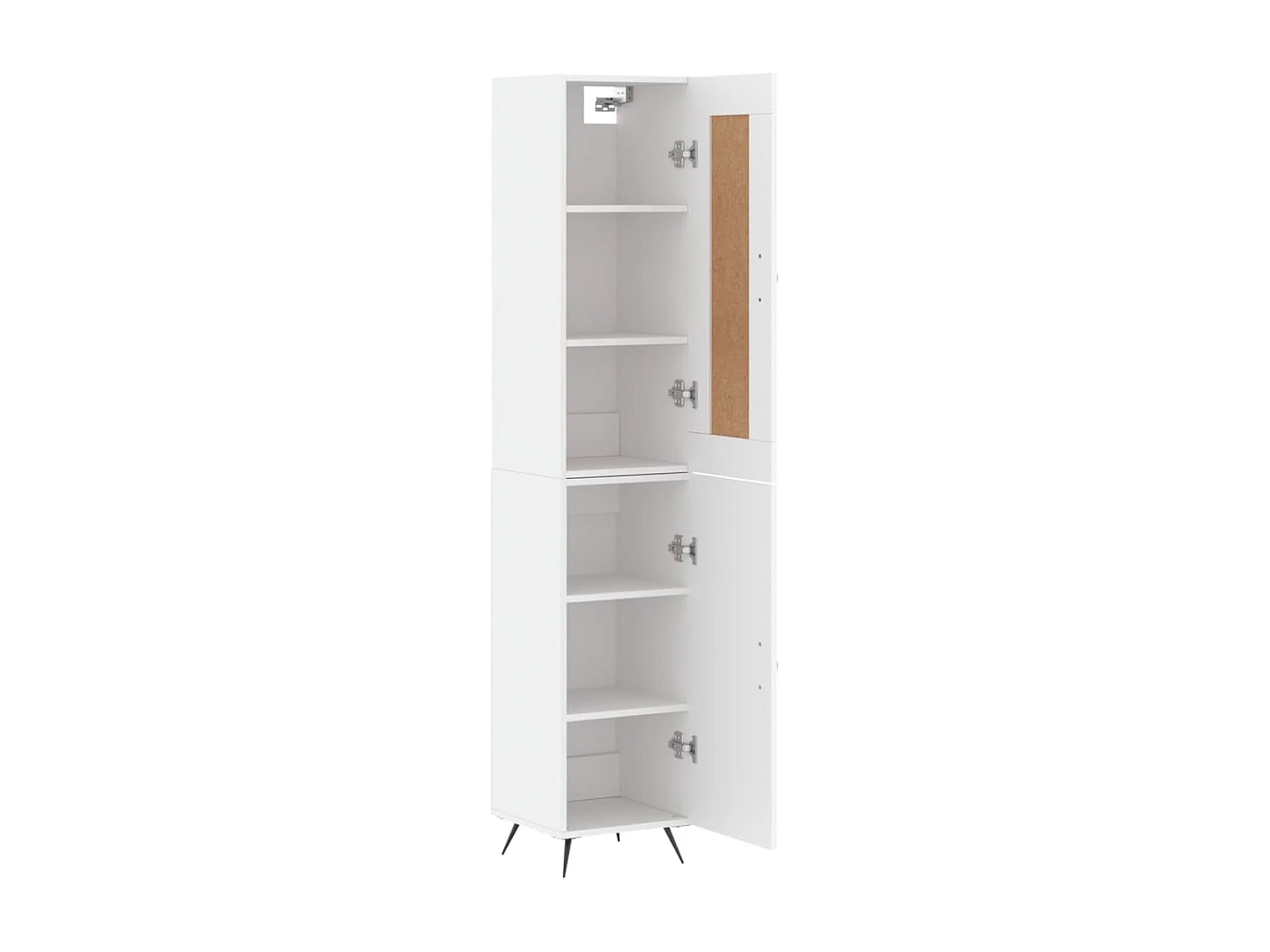 bahut commode armoire bois blanche 34.5 x 34 x 180 cm 02_0032306
