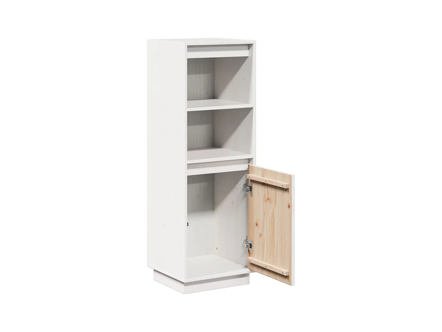 bahut commode armoire bois blanche 37 x 34 x 110 cm 02_0032441