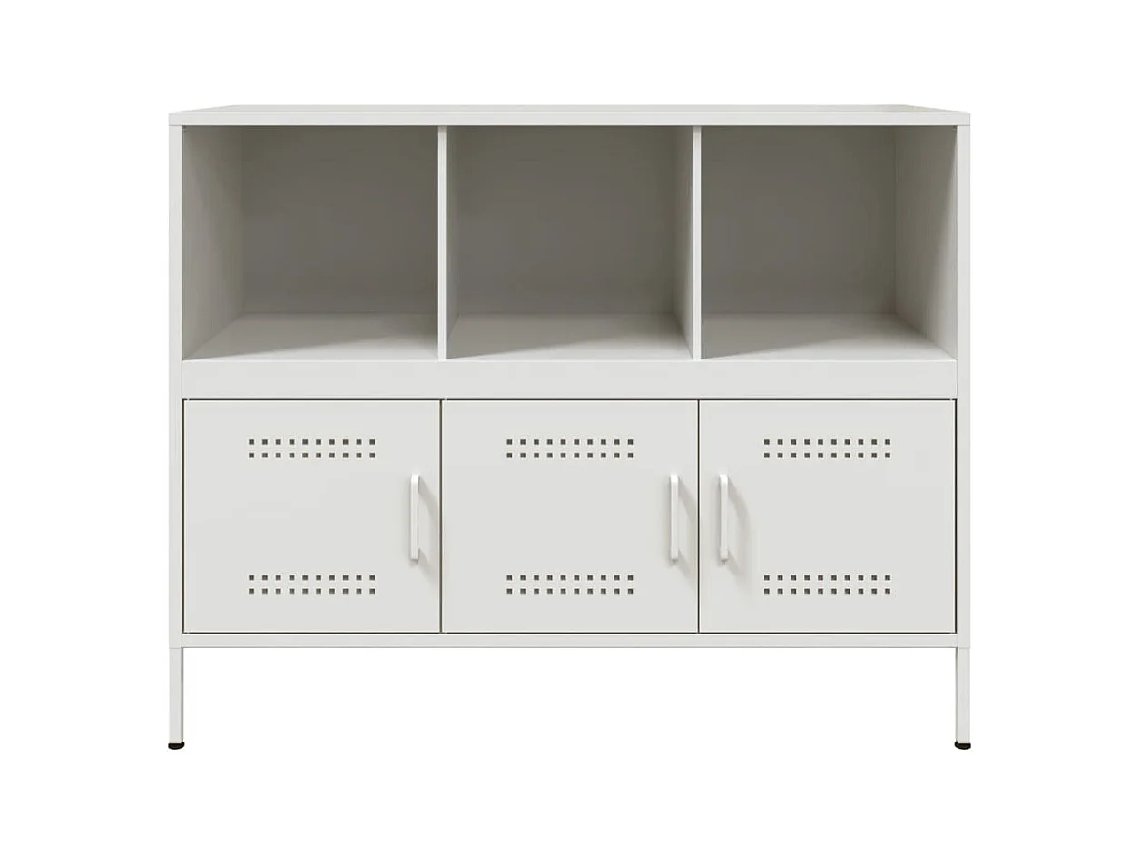 bahut commode armoire blanche 100.5 x 39 x 79 cm 02_0030149