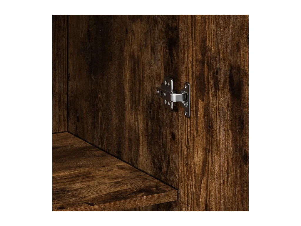 Credenza buffet cassettiera mobile contenitore organizer cucina soggiorno soggiorno alto 70 x 42,5 x 185 cm derivati ​​del legno marrone 02_0033559