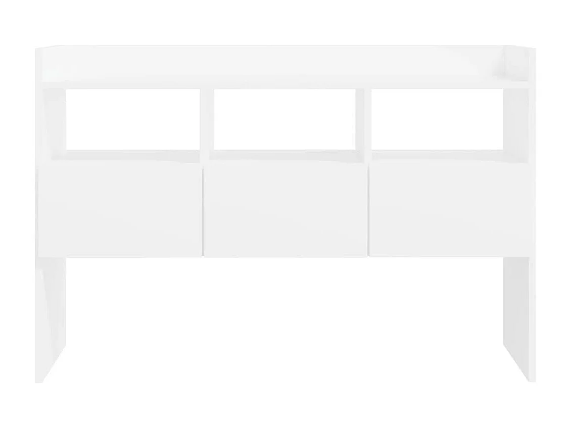 Credenza buffet cassettiera mobile contenitore organizer cucina soggiorno soggiorno 105 x 30 x 70 cm pannelli compositi bianco 02_0030191