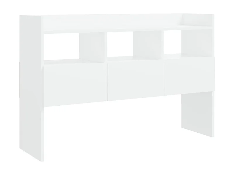 Aparador cómoda cómoda mueble mueble de almacenaje organizador cocina salón salón 105 x 30 x 70 cm madera contrachapada blanca 02_0030191