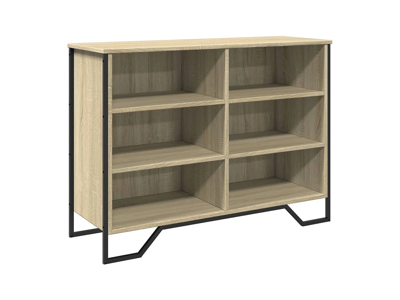 Aparador cômoda armário armário organizador cozinha sala sala Sonoma 101 x 35,5 x 74,5 cm madeira trabalhada marrom 02_0031475