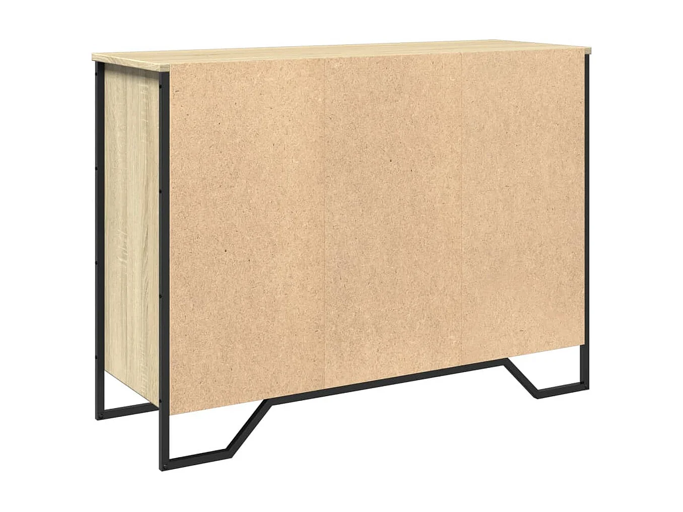 Credenza buffet cassettiera mobile contenitore organizer cucina soggiorno soggiorno Sonoma 101 x 35,5 x 74,5 cm derivati ​​del legno marrone 02_0031475