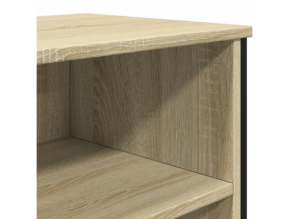 Credenza buffet cassettiera mobile contenitore organizer cucina soggiorno soggiorno Sonoma 101 x 35,5 x 74,5 cm derivati ​​del legno marrone 02_0031475