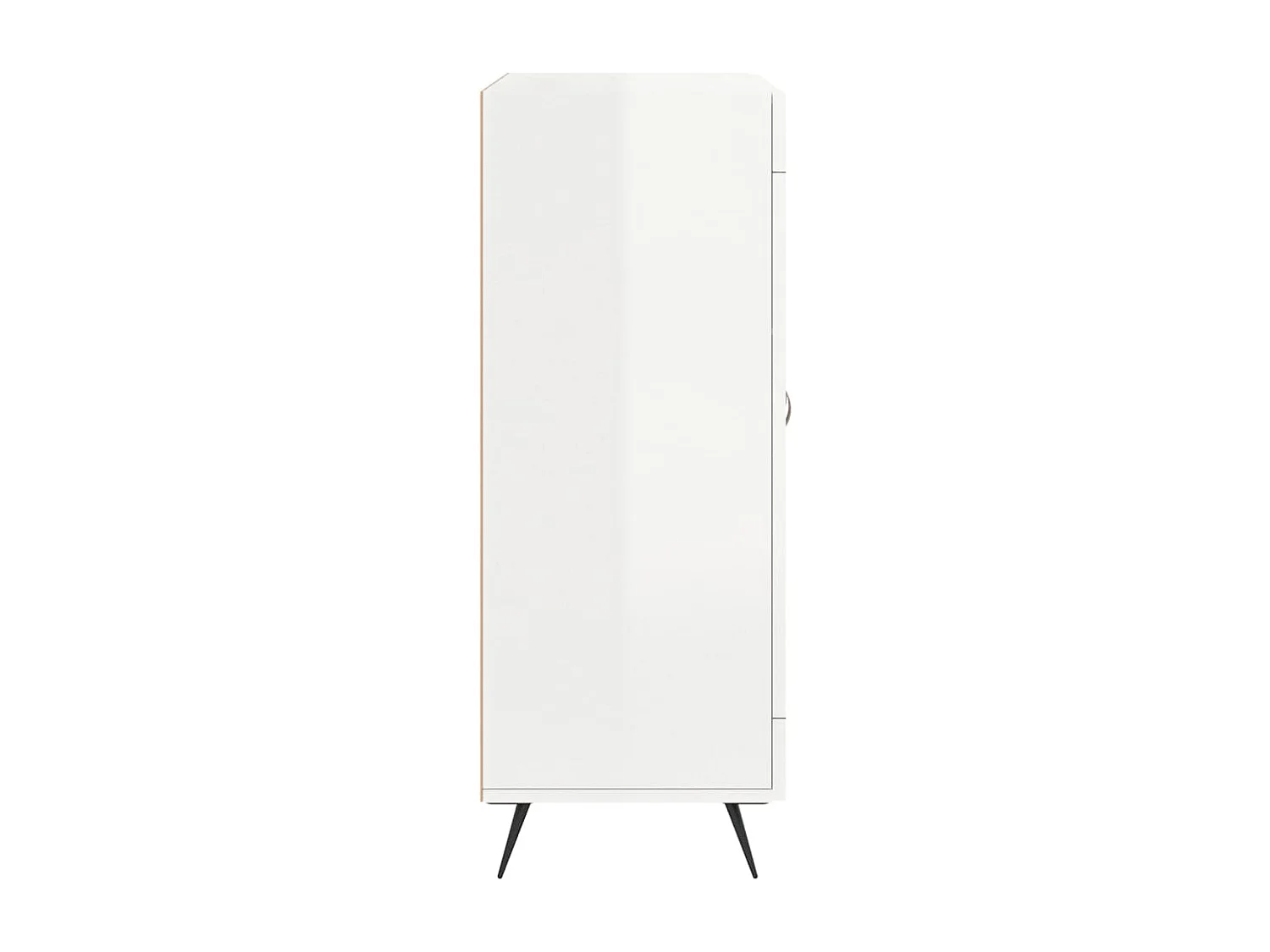 Buffet aparador cômoda armário unidade de armazenamento organizador cozinha sala brilhante 69,5 x 34 x 90 cm madeira trabalhada branca 02_0030721