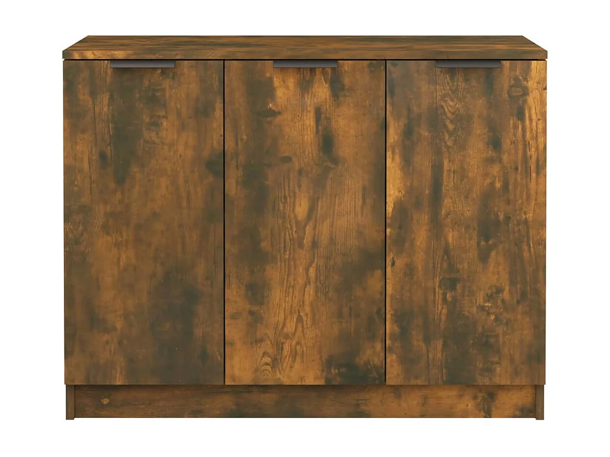 Aparador buffet cómoda mueble mueble de almacenaje organizador cocina salón salón 90,5 x 30 x 70 cm madera contrachapada marrón 02_0031120