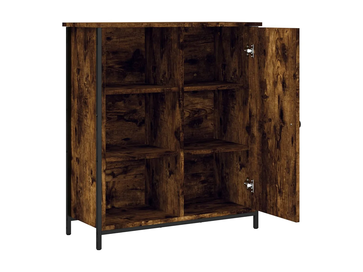 Credenza cassettiera cassettiera mobile contenitore organizer cucina soggiorno soggiorno 70 x 30 x 80 cm derivati ​​del legno marrone 02_0031080