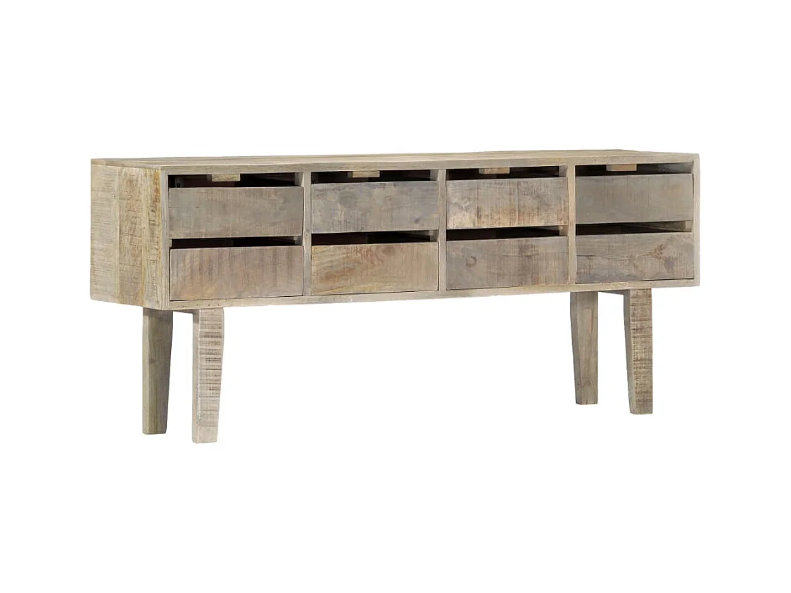 bahut commode armoire bois marron 140 x 30 x 60 cm 02_0029548