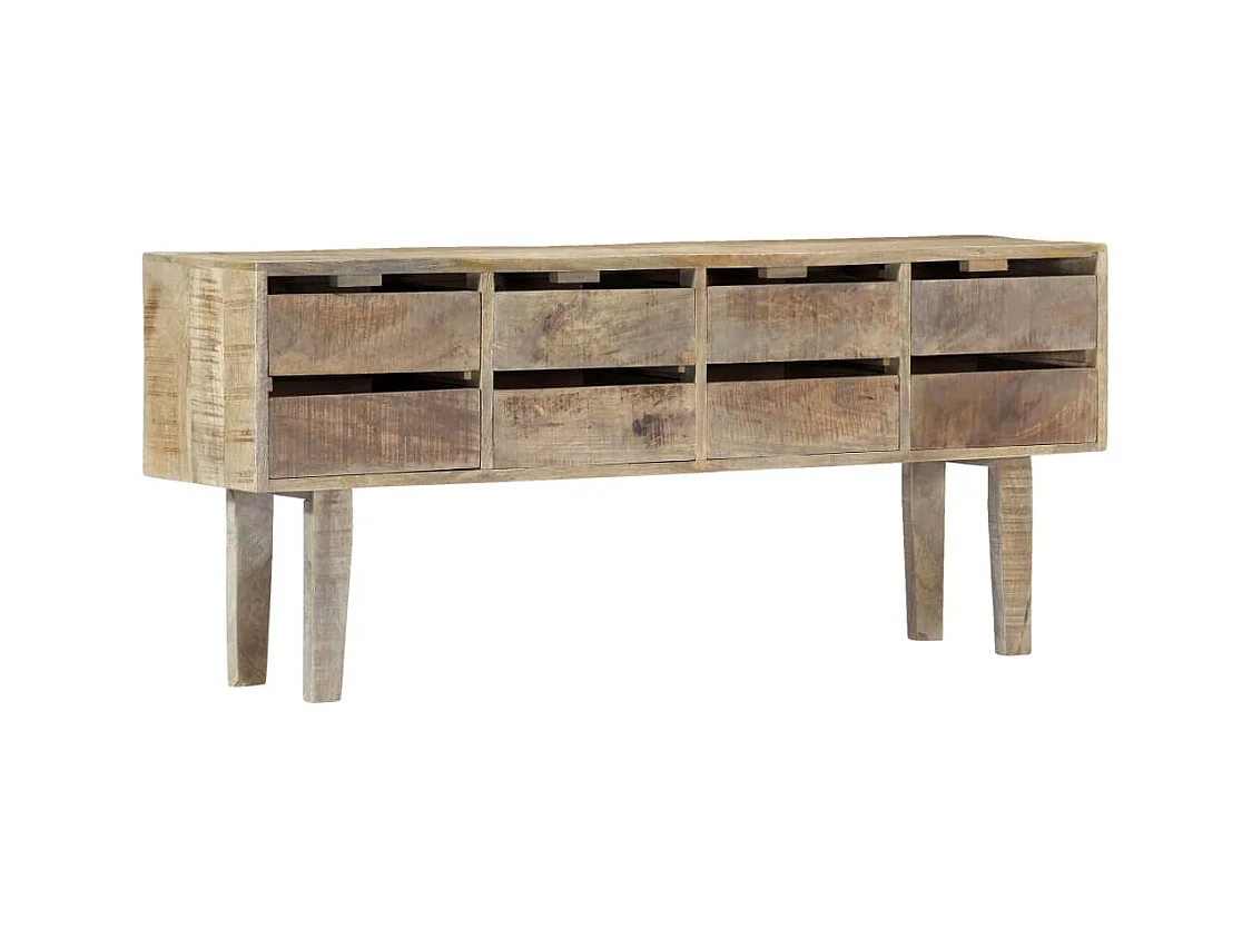 bahut commode armoire bois marron 140 x 30 x 60 cm 02_0029548