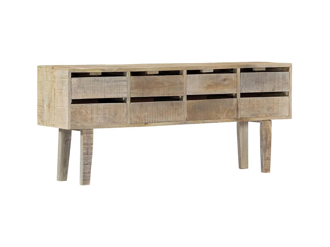 bahut commode armoire bois marron 140 x 30 x 60 cm 02_0029548