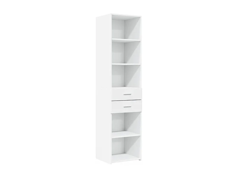 bahut commode armoire bois blanche 45 x 42.5 x 185 cm 02_0032456