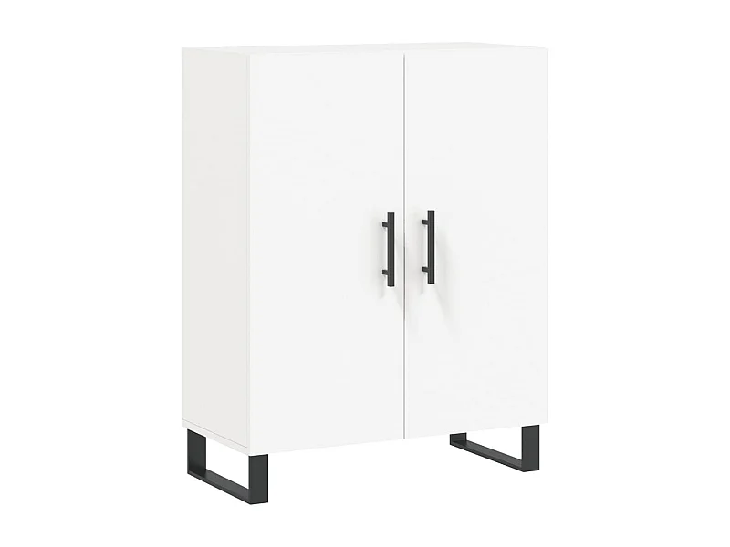 Credenza buffet cassettiera mobile contenitore organizer cucina soggiorno soggiorno 69,5 x 34 x 90 cm derivati ​​del legno bianco 02_0030413