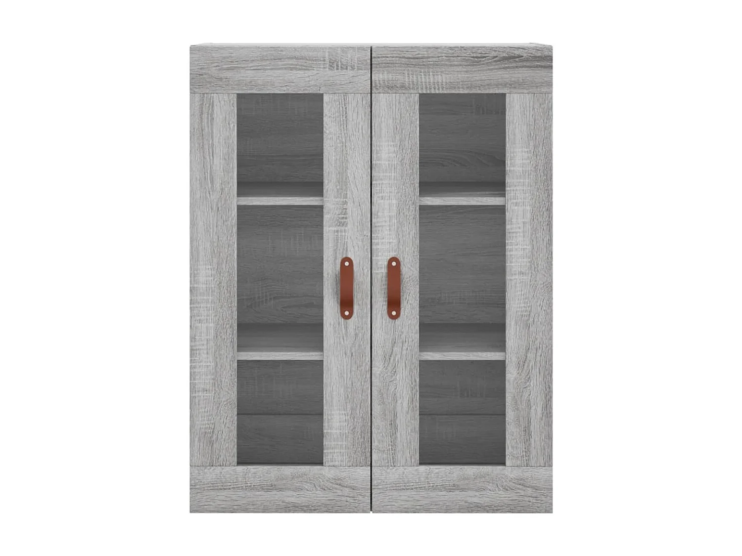 Aparador cómoda cómoda armario mueble organizador cocina salón salón alto Sonoma 69,5 x 34 x 180 cm madera contrachapada gris 02_0035564