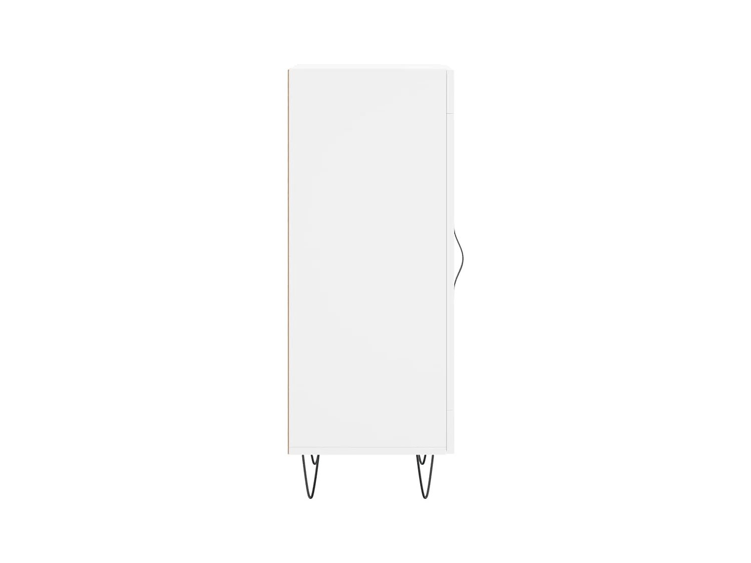 Credenza buffet cassettiera mobile contenitore organizer cucina soggiorno soggiorno 34,5 x 34 x 90 cm derivati ​​del legno bianco 02_0030255