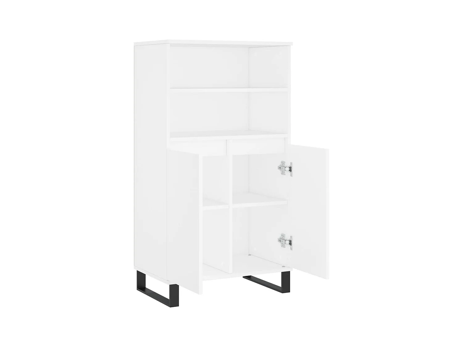 bahut commode armoire bois blanche 60 x 36 x 110 cm 02_0032468