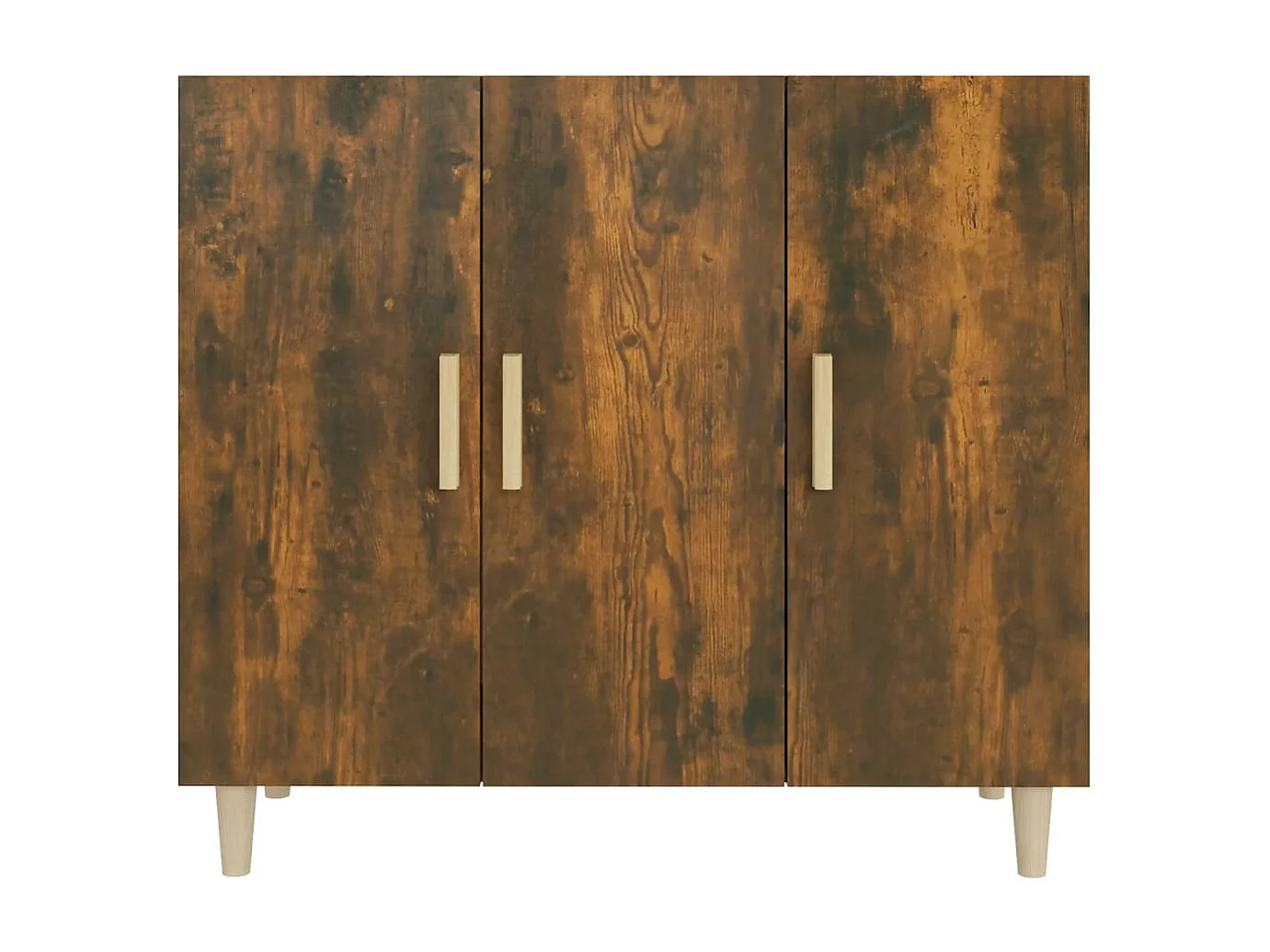 Credenza buffet cassettiera mobile contenitore organizer cucina soggiorno soggiorno 90 x 34 x 80 cm derivati ​​del legno marrone 02_0031123