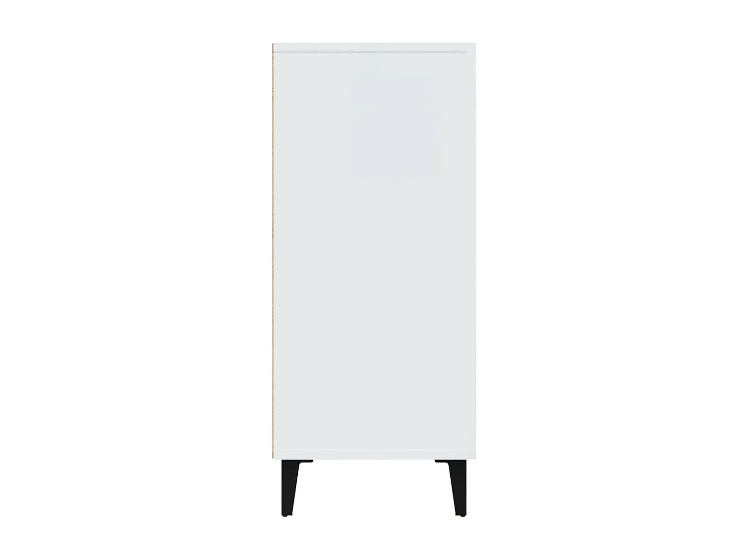 Aparador buffet cómoda mueble mueble de almacenaje organizador cocina salón salón 90 x 34 x 80 cm madera contrachapada blanco 02_0030529