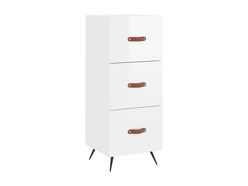 bahut commode armoire bois blanche 34.5 x 34 x 90 cm 02_0030597