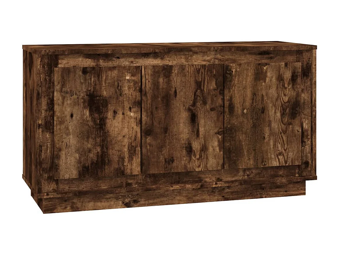 Buffet aparador cômoda armário unidade de armazenamento organizador cozinha sala de estar 102 x 35 x 55 cm madeira trabalhada marrom 02_0030848