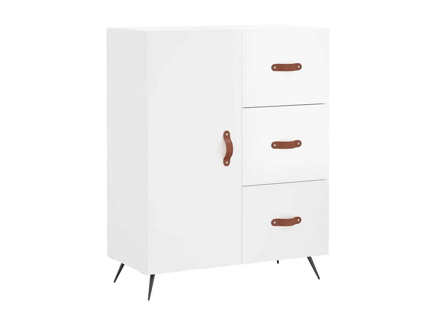 bahut commode armoire bois blanche 69.5 x 34 x 90 cm 02_0030708