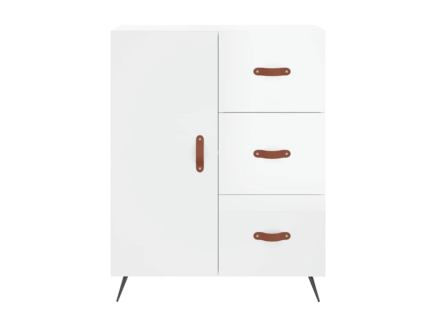 bahut commode armoire bois blanche 69.5 x 34 x 90 cm 02_0030708