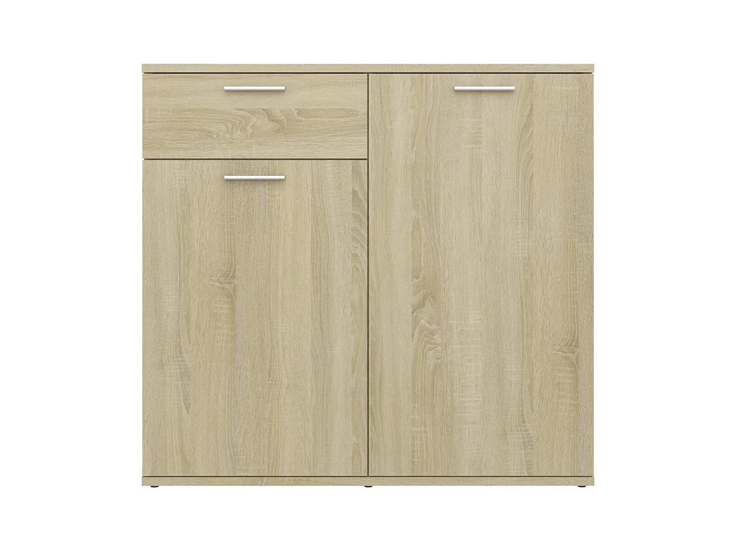 Buffet aparador cômoda armário armário organizador cozinha sala sala Sonoma 80 x 36 x 75 cm madeira trabalhada marrom 02_0031720