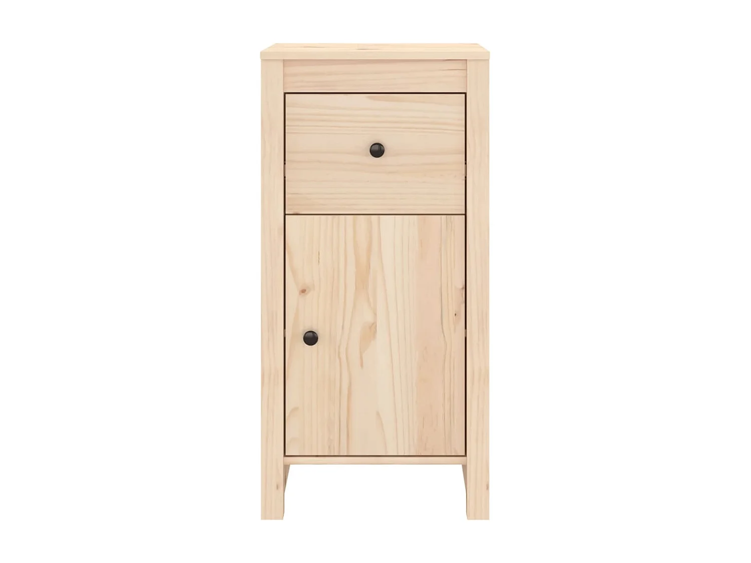 Credenza buffet cassettiera mobile contenitore organizer cucina soggiorno soggiorno set da 2 40 x 35 x 80 cm legno massello di pino marrone 02_0036639