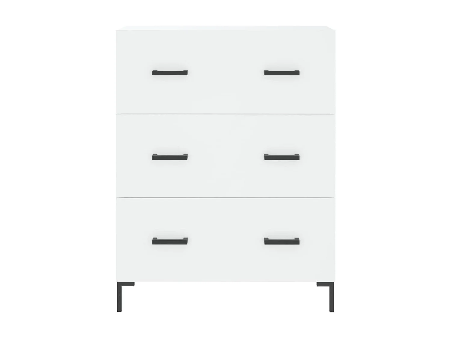 Credenza cassettiera cassettiera mobile contenitore organizer cucina soggiorno soggiorno alto 69,5 x 34 x 180 cm derivati ​​del legno bianco 02_0032567