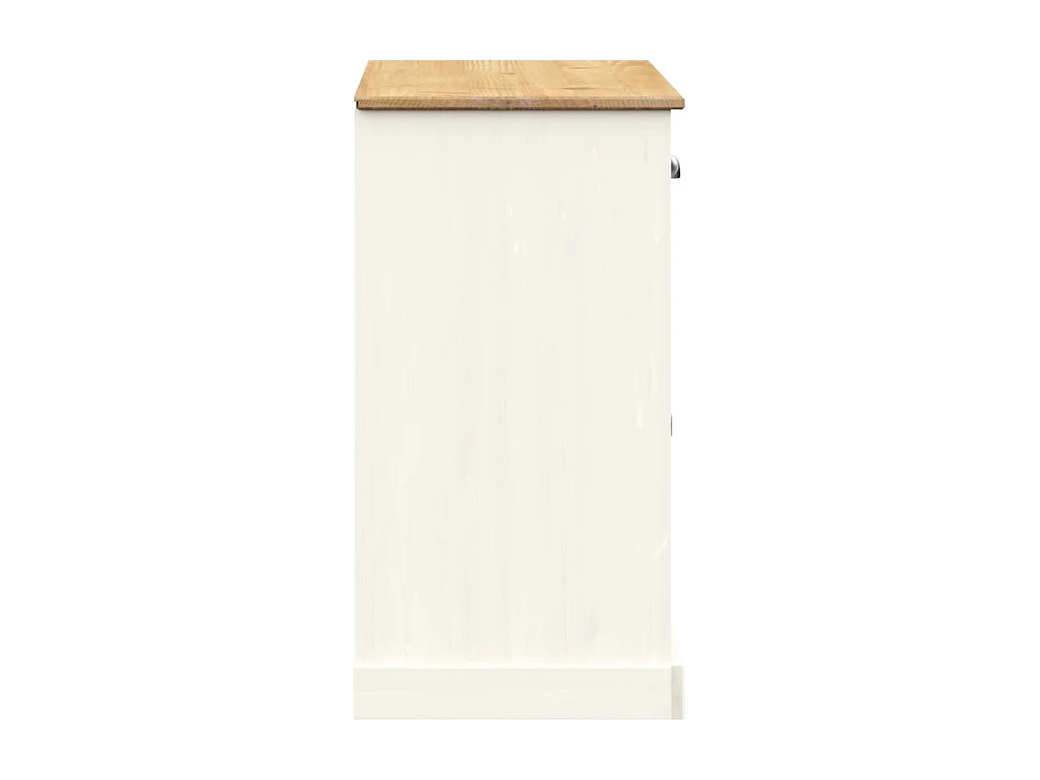 bahut commode armoire bois blanche 113 x 40 x 75 cm 02_0030132
