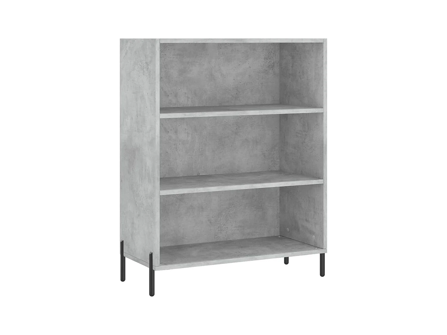 Credenza buffet cassettiera mobile contenitore organizer cucina soggiorno soggiorno 69,5 x 32,5 x 180 cm derivati ​​del legno grigio 02_0031999