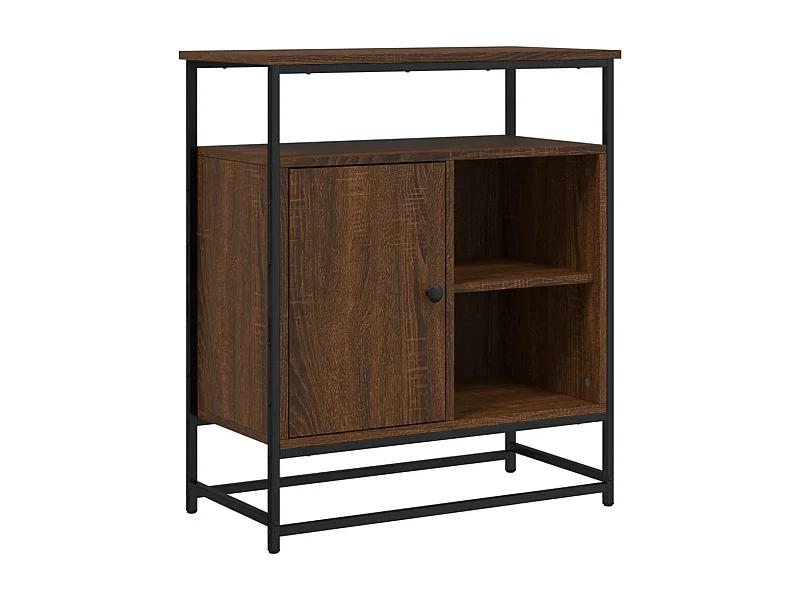 Credenza buffet cassettiera mobile contenitore organizer cucina soggiorno soggiorno 69 x 35 x 80 cm derivati ​​del legno marrone 02_0031391
